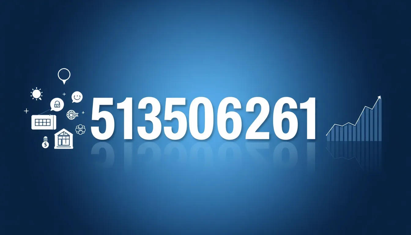 Infographic illustrating the significance of the number 5135063261.